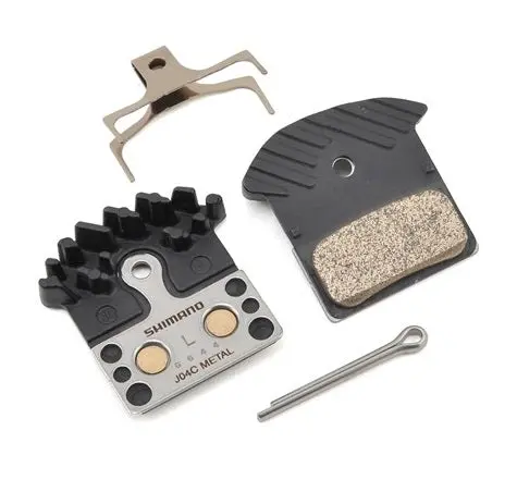 Shimano 散熱金屬碟制皮( J04c )~Br-M9000 (Ibpj04cmfa)  / Shimano Br-M9000 Metal Pad ( J04c ) W/Fin(Ibpj04cmfa) 1