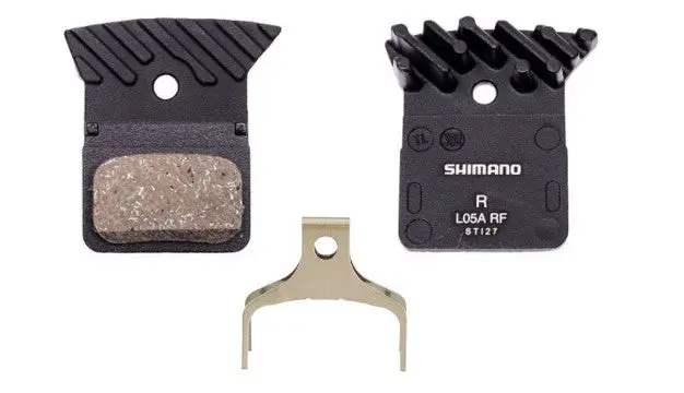 Shimano L05a-Rf 散熱樹脂碟制皮 (Ebpl05arfa) / Shimano L05a-Rf Resin Pad W/Fin & Spring 1