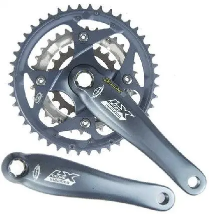 Shimano Lx M572 菊花心九速鏈鉼~Gy~175Mm~44/32/22T / Shimano Lx M572 Crankset~Gy~175Mm~44/32/22T 1