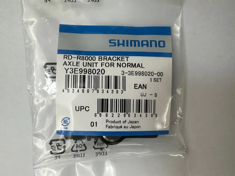 Shimano Rd-R8000 波腳支架軸組件 / Shimano Rd-R8000 Bracket Axle Unit For Normal Type 1