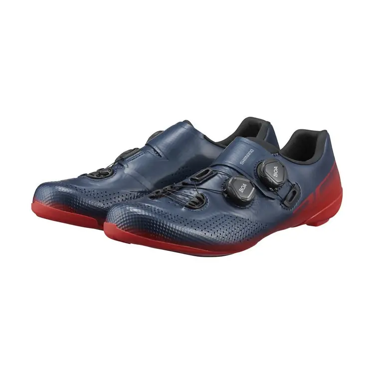 Shimano Sh-Rc702 公路車鞋-寬型-藍紅色 / Shimano Sh-Rc702 Road Shoes-Wide-Red 1