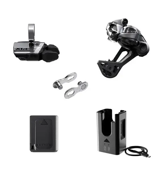 Shimano Xtr Di2 M9250 電子變速升級套裝upg09-(包括rd-M9250-Sgs,Sw-M9250-R,Bt-Dn320,Ec-Dn100,Sm-Cn910-12) 1