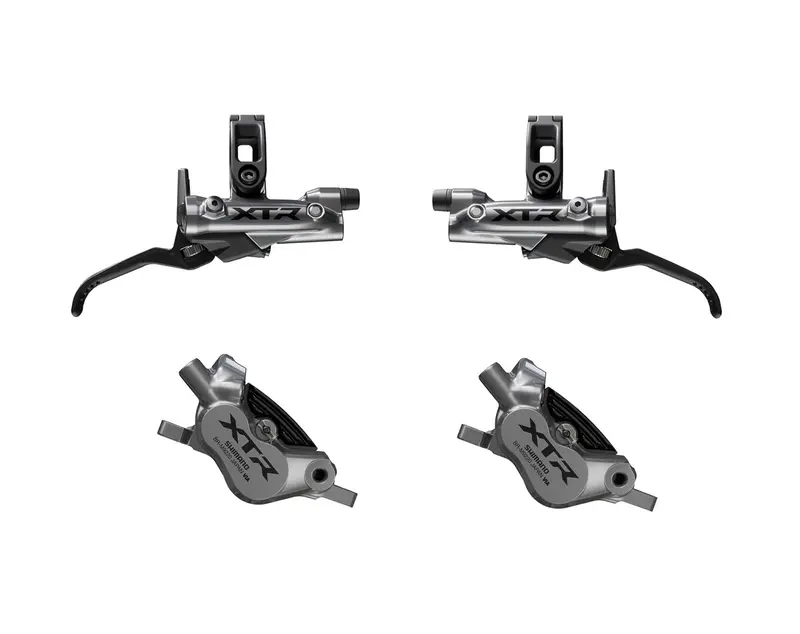 Shimano Xtr 散熱金屬皮4活塞前後碟掣套裝 Bl-M9220/Br-M9220 / Shimano Xtr Front/Rear Disc Brake Set-Metal Pad(W/Fin) Bl-M9220/Br-M9220 1