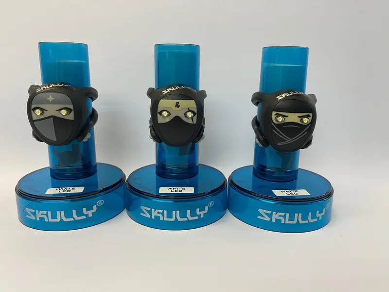 Skully Ninja 忍者白色led 前燈-黑色外殼 / Skully Ninja Led Front Right-S-L324n-Bk 1