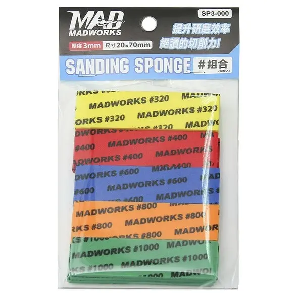 Sp3-000 Sanding Sponge 3Mm Assortment (20 Pieces) 1