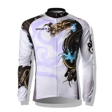 Spakct Csy355 真龍長袖車衫-白色 / Spakct Csy355 Long Sleeve 1