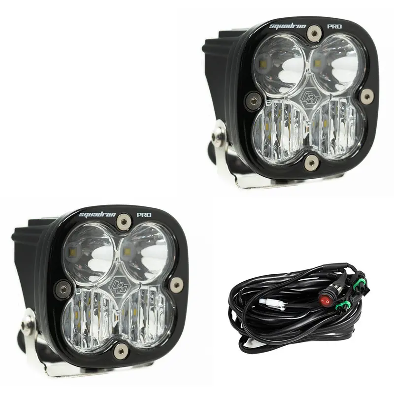 Squadron Pro Black Led Auxiliary Light Pod Pair - Universal 3