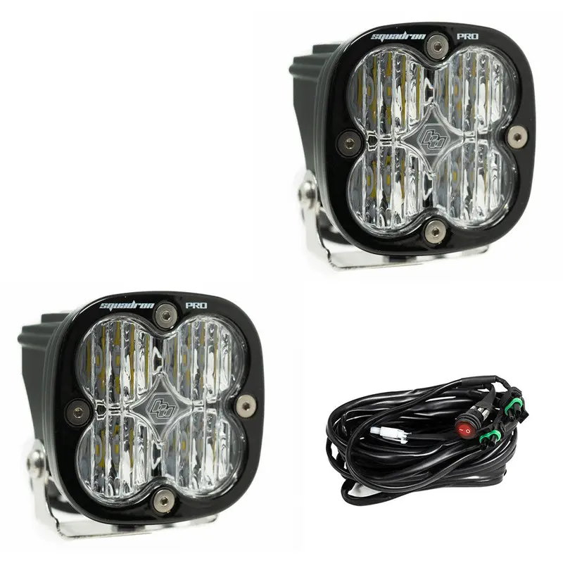 Squadron Pro Black Led Auxiliary Light Pod Pair - Universal 5