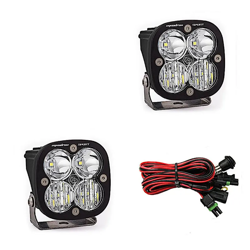 Squadron Sport Black Led Auxiliary Light Pod Pair - Universal 1