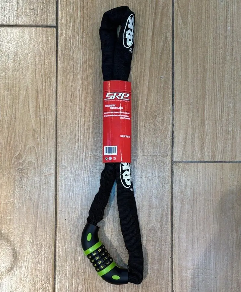 Srp 769 密碼鐵鏈鎖~黑色~6X900mm(一盒10把) / Srp 769 Lock-Black-6X900mm 1