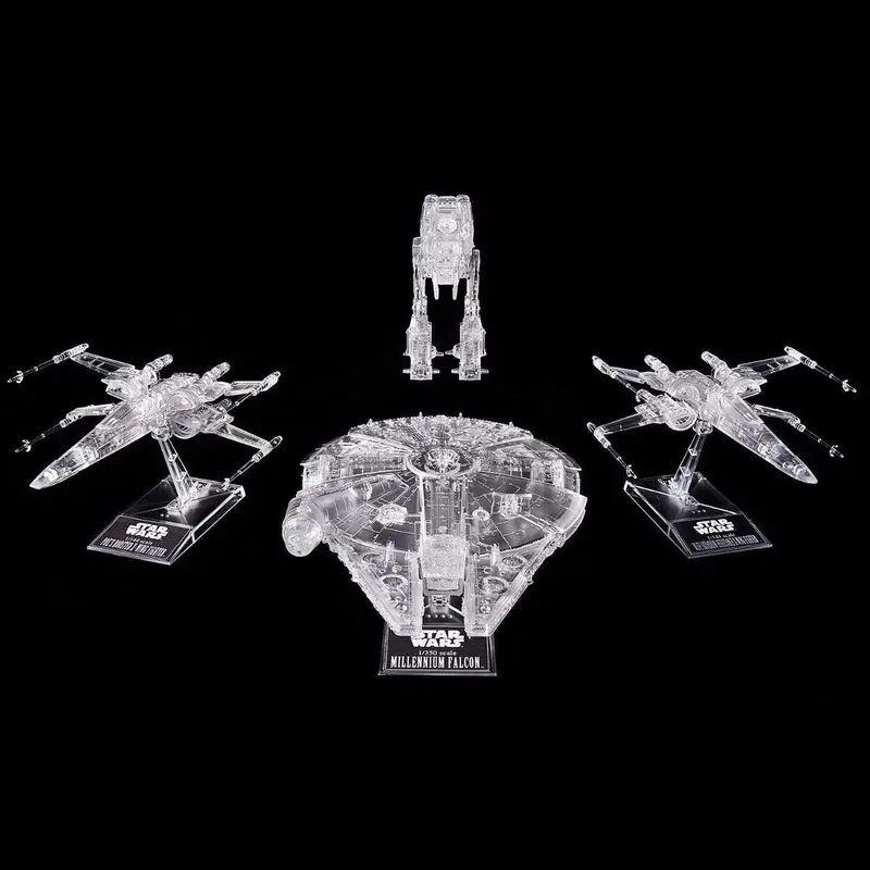 Star Wars: The Last Jedi Clear Vehicle Set (1/144, 1/350, 1/540) 1