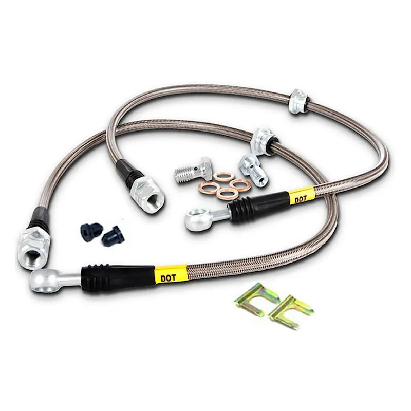 Stoptech Rear Stainless Steel Brake Lines - Fits Subaru Sti 2008-2014 - Brz & Fr-S2013-2015 1