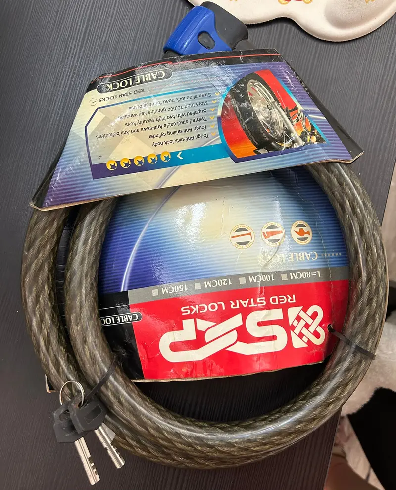 Sxp 特粗鋼鎖~20K (1箱10把) / Sxp Wire Lock~20K (10Pcs/Box) 1