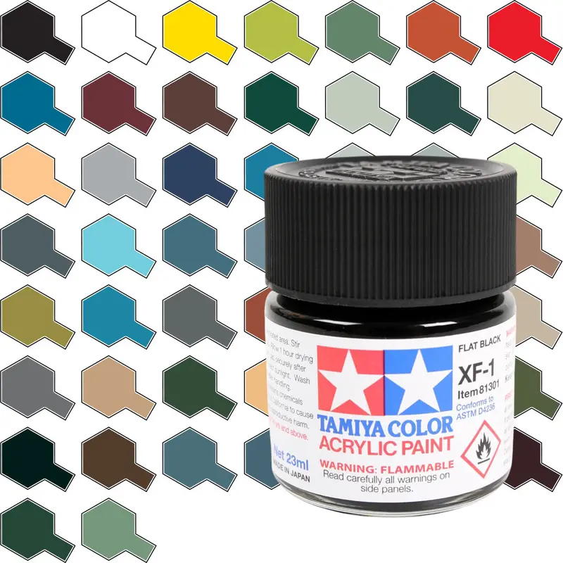 Tamiya Acrylic Flat Color Series (Group) 1