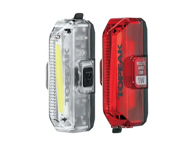 Topeak Aero Usb 1W Combo 前後套裝燈-Tms084 / Topeak Aero Usb 1W Combo Front & Rear Light-Tms084 1