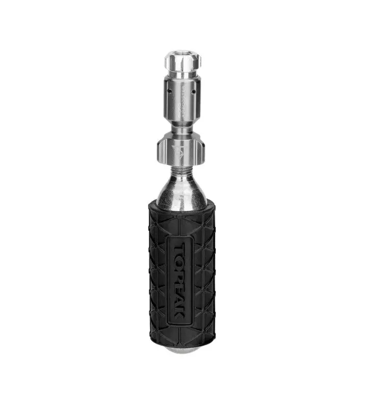 Topeak Micro Airbooster 壓縮氣咀連16g Co2筒-Tmb-2 / Topeak Micro Airbooster Co2 Inflator Head-Tmb-2 1