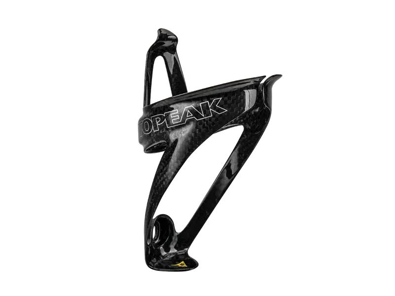 Topeak Shuttle Cage Z 碳纖維水壺架-黑底銀字/ Topeak Shuttle Carbon Cage Z-Black/Silver 1
