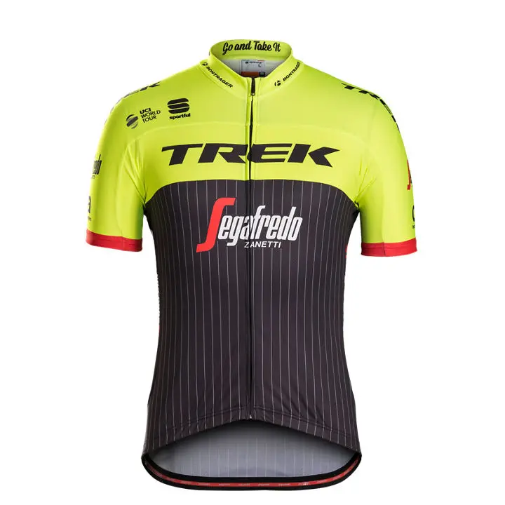 Trek-Segafredo Replica 短袖單車衫 - 黑黃 - 大碼 / Trek-Segafredo Replica Sportful Jersy - Bk/Vis - L 1