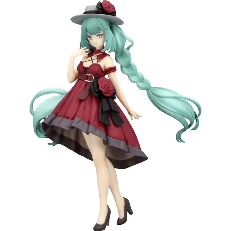 Trio-Try-It Figure: Hatsune Miku Outing Dress Red Color Ver. 1