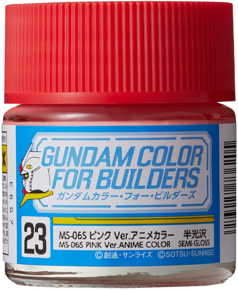 Ug23 Ms-06S Pink Anime Ver. Gundam Color For Builders 10Ml 2