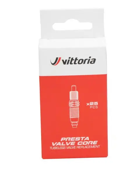 Vittoria 法咀芯替換零件 (25件/盒) / Vittoria Tubeless Valve Presta Core Mechanism Replacement (25Pcs) 1