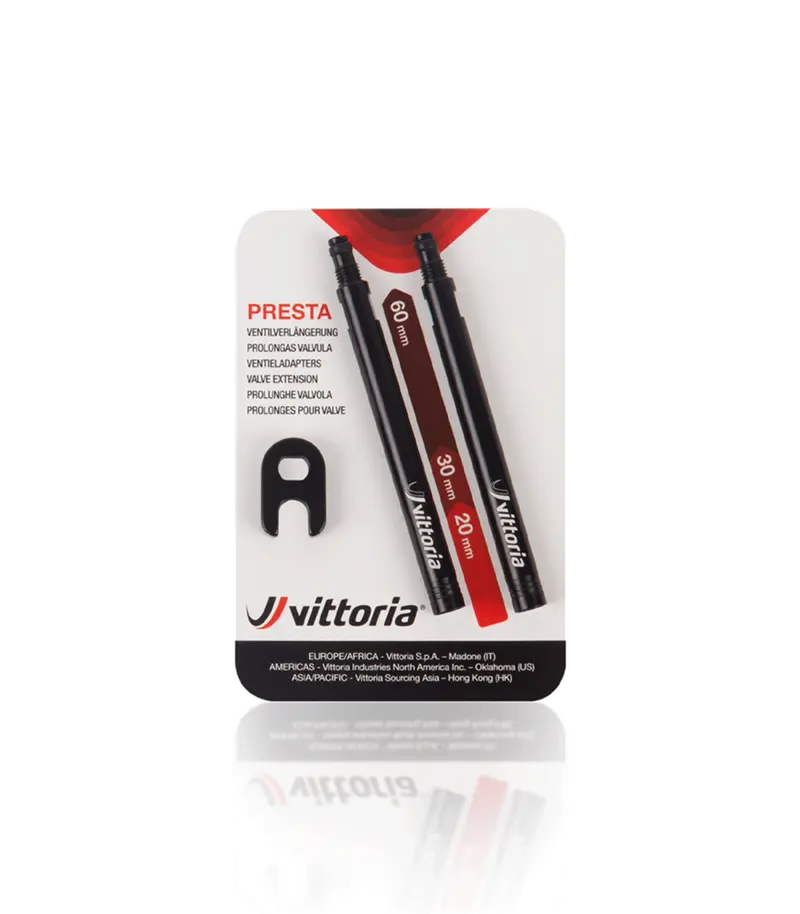 Vittoria 鋁合金加長氣咀 (2支) / Vittoria Valve Extension Blister 2 Pcs. 1