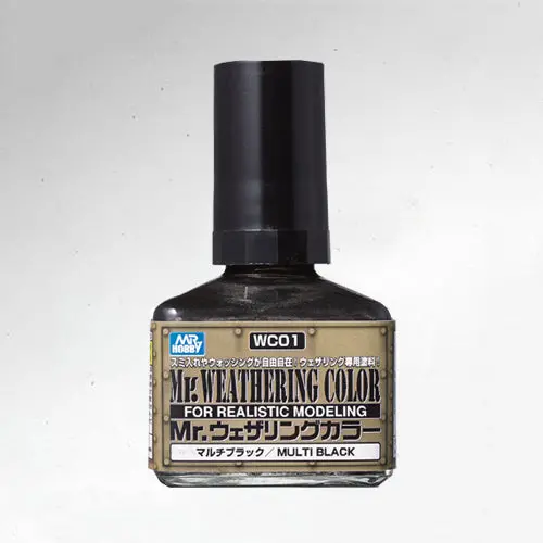 Wc01 Mr. Weathering Color Multi Black 40Ml 1
