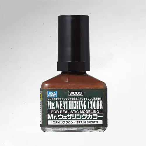 Wc03 Mr. Weathering Color Stain Brown 40Ml 1