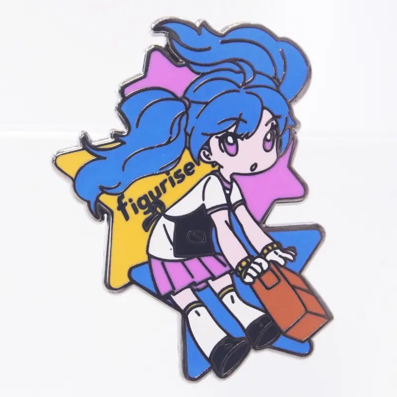 Work Rise-Chan 1.5" Hard Enamel Pin 1