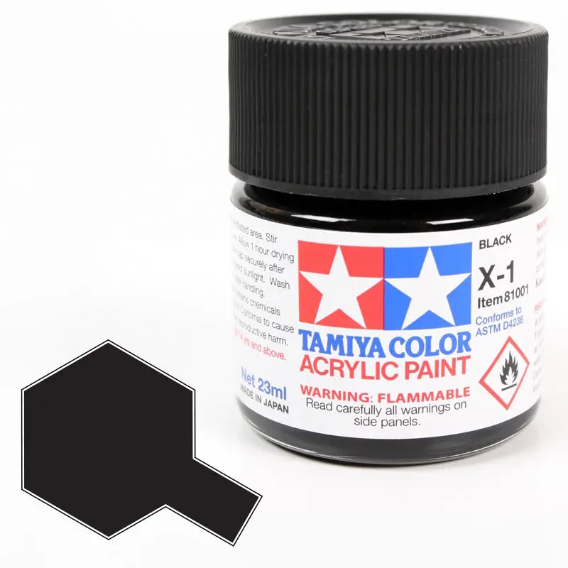 X-1 Tamiya Black 1