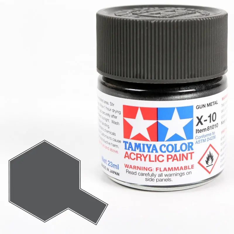 X-10 Tamiya Gun Metal 1