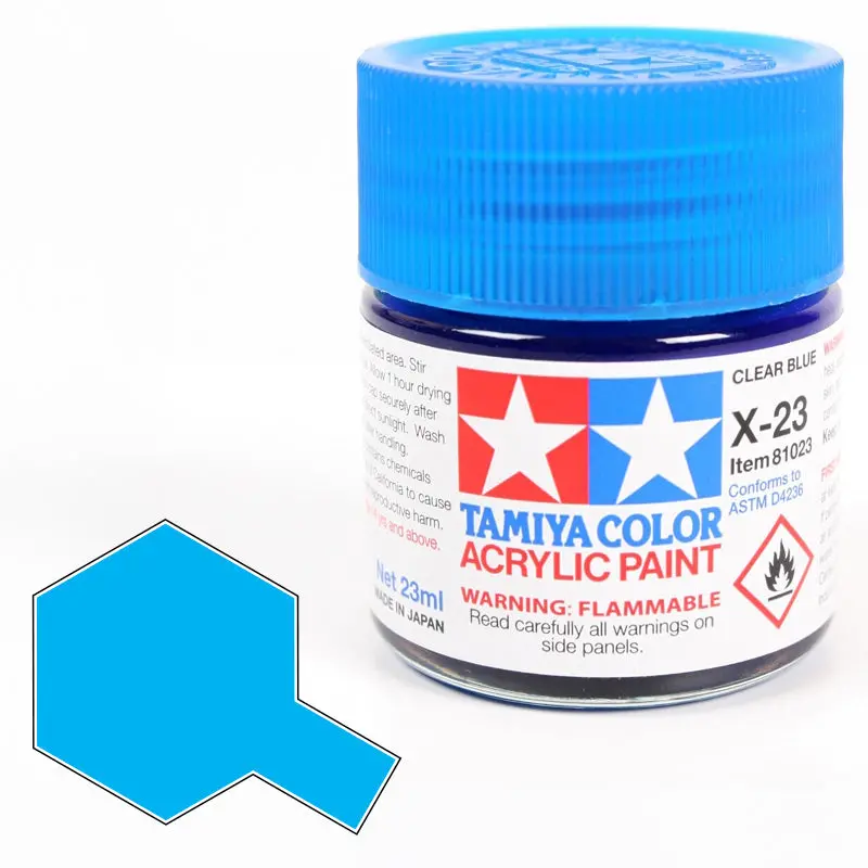 X-23 Tamiya Clear Blue 1