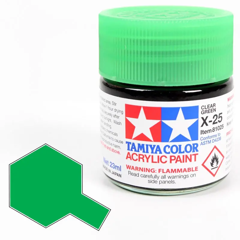 X-25 Tamiya Clear Green 1
