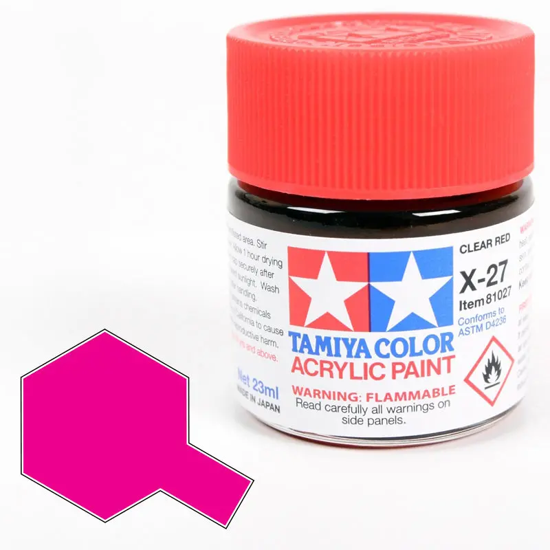 X-27 Tamiya Clear Red 1