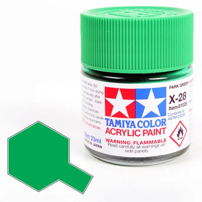X-28 Tamiya Park Green 1