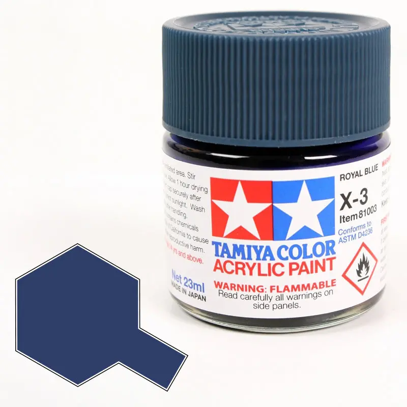 X-3 Tamiya Royal Blue 1