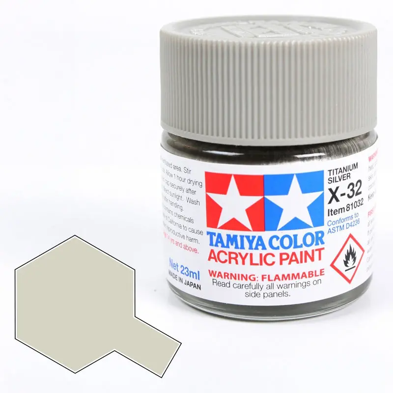 X-32 Tamiya Titanium Silver 1