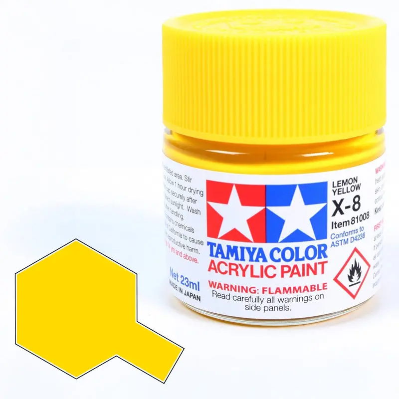 X-8 Tamiya Lemon Yellow 1