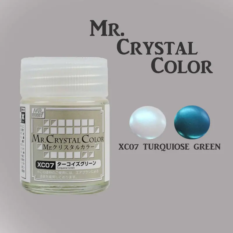 Xc07 Mr. Crystal Color Turquoise Green 1