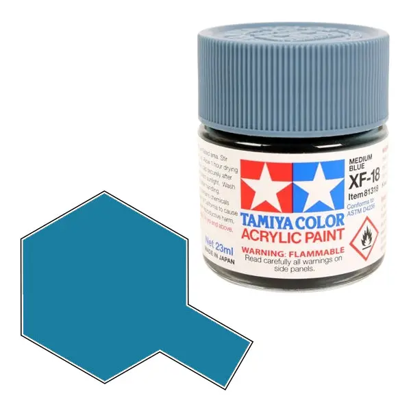 Xf-18 Tamiya Medium Blue 1