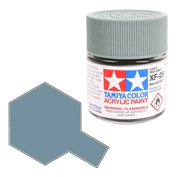 Xf-25 Tamiya Light Sea Blue 1
