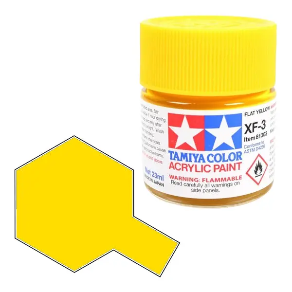 Xf-3 Tamiya Flat Yellow 1