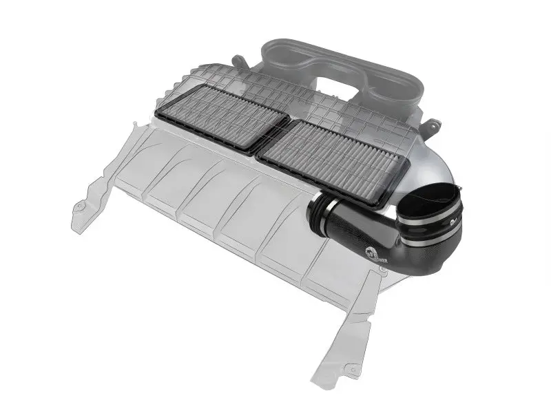 Afe Super Stock Carbon Fiber Cold Air Intake System For 2021 Ram 1500 Trx 6.2L Supercharged V8 1