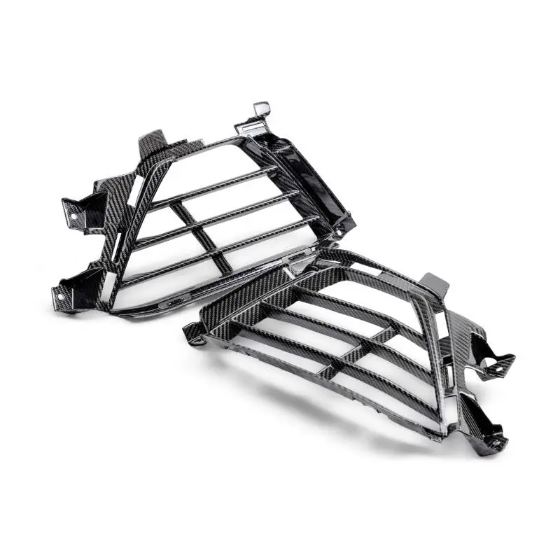 Anderson Composites Carbon Fiber Lower Grille For 2022–2024 Cadillac Ct5 – Oe-Style Black Wing Design 1