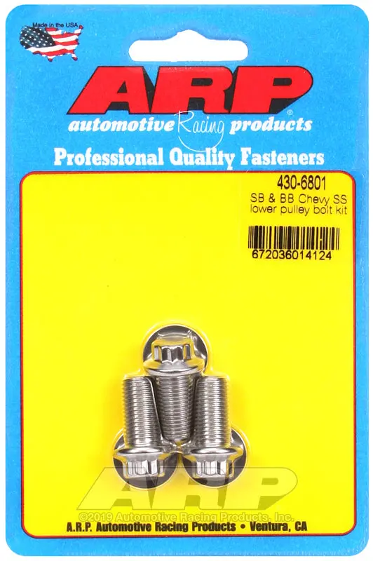 Arp Lower Pulley Bolt Kit For Chevy Small-Block And Big-Block Engines – Ss & Bb Variants 1