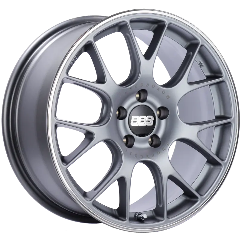 Bbs Ch-R Forged Alloy Wheel – 18X9 Inches, 5X120Mm Bolt Pattern, Et44 Offset, Brilliant Silver With Polished Rim Protector 1