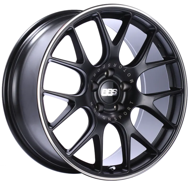 Bbs Ch-R Forged Alloy Wheel – 20X9.5", 5X114.3Mm, Et40, Satin Black W/ Polished Rim Protector 1