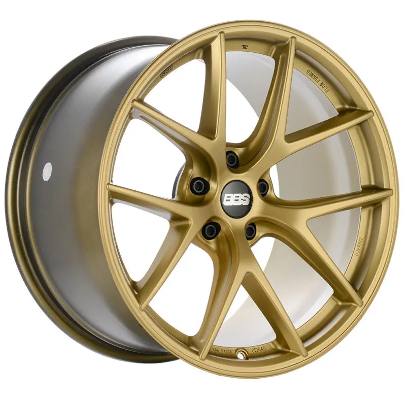 Bbs Unlimited Ci-R 19X9 Et33 (Face 2) Satin Gold Wheel 1