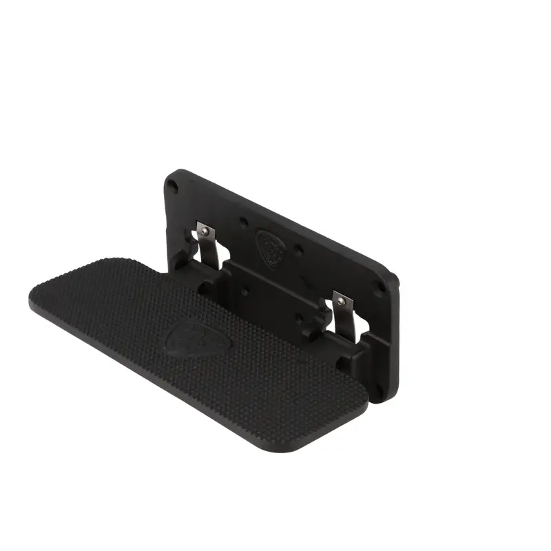 Carr Mega Step Ladder — Flat-Mount Design, Xp3 Black Powder-Coated Finish, Single Unit 1