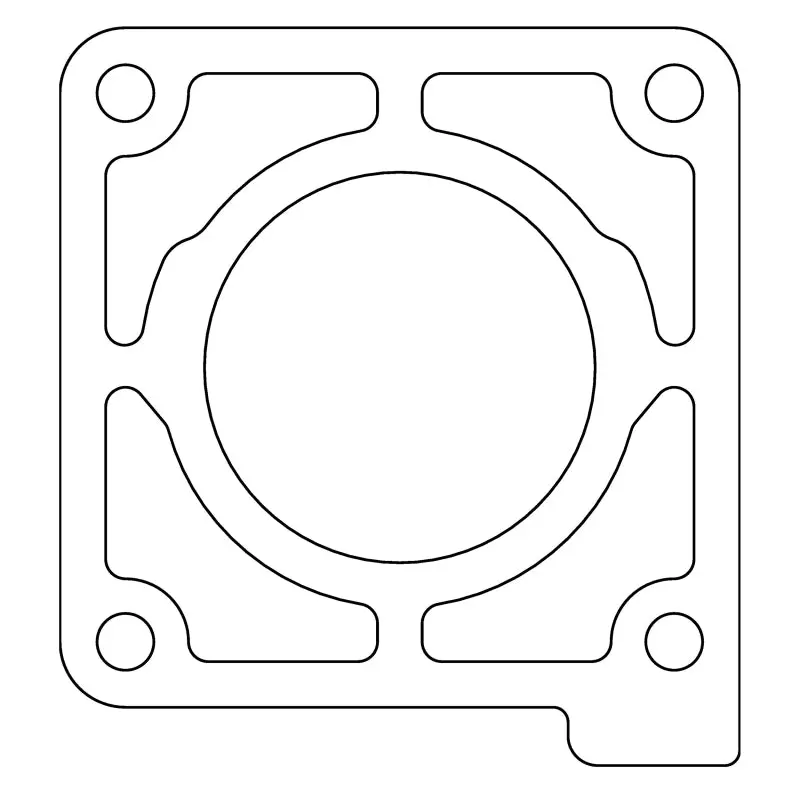 Cometic Ford 302 5.0L  .031In Fiber Throttle Body Gasket - 1986-1993 1